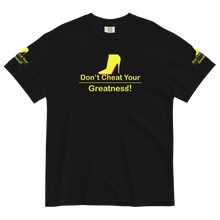 Load image into Gallery viewer, DCYG Yellow Red Bottoms Unisex garment-dyed heavyweight t-shirt