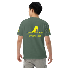 Load image into Gallery viewer, DCYG Yellow Red Bottoms Unisex garment-dyed heavyweight t-shirt