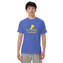 Load image into Gallery viewer, DCYG Yellow Red Bottoms Unisex garment-dyed heavyweight t-shirt