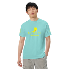 Load image into Gallery viewer, DCYG Yellow Red Bottoms Unisex garment-dyed heavyweight t-shirt