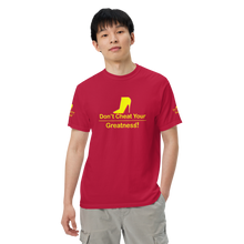 Load image into Gallery viewer, DCYG Yellow Red Bottoms Unisex garment-dyed heavyweight t-shirt