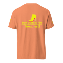 Load image into Gallery viewer, DCYG Yellow Red Bottoms Unisex garment-dyed heavyweight t-shirt