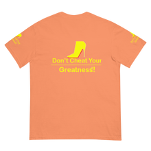 Load image into Gallery viewer, DCYG Yellow Red Bottoms Unisex garment-dyed heavyweight t-shirt