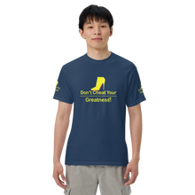 Load image into Gallery viewer, DCYG Yellow Red Bottoms Unisex garment-dyed heavyweight t-shirt