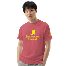 Load image into Gallery viewer, DCYG Yellow Red Bottoms Unisex garment-dyed heavyweight t-shirt
