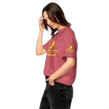 Load image into Gallery viewer, DCYG Yellow Red Bottoms Unisex garment-dyed heavyweight t-shirt