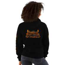 Load image into Gallery viewer, DCYG 815 Edition Baddies Orange Logo & Black Hoodie