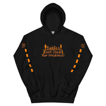 Load image into Gallery viewer, DCYG 815 Edition Baddies Orange Logo & Black Hoodie