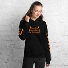 Load image into Gallery viewer, DCYG 815 Edition Baddies Orange Logo & Black Hoodie