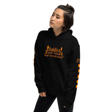 Load image into Gallery viewer, DCYG 815 Edition Baddies Orange Logo & Black Hoodie