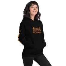 Load image into Gallery viewer, DCYG 815 Edition Baddies Orange Logo & Black Hoodie