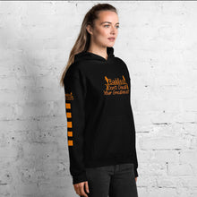 Load image into Gallery viewer, DCYG 815 Edition Baddies Orange Logo & Black Hoodie