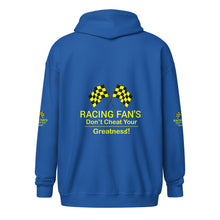 Load image into Gallery viewer, Racing Fan's Unisex heavy blend zip hoodie