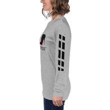 Load image into Gallery viewer, DCYG Black Red Bottoms Unisex Long Sleeve Tee