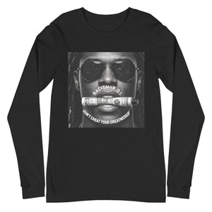 RACISM ,GAS WEAR Logo, BLACK & WHITE Unisex Long Sleeve TeeS