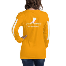 Load image into Gallery viewer, DCYG White Red Bottoms Unisex Long Sleeve Tee