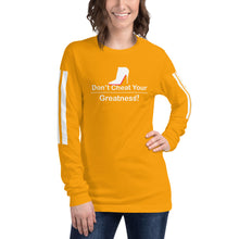 Load image into Gallery viewer, DCYG White Red Bottoms Unisex Long Sleeve Tee