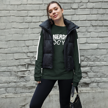 Load image into Gallery viewer, DCYG NERDS White Logo Unisex Long Sleeve Tee