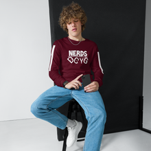 Load image into Gallery viewer, DCYG NERDS White Logo Unisex Long Sleeve Tee
