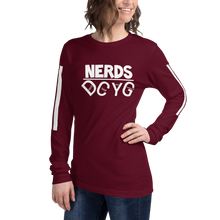 Load image into Gallery viewer, DCYG NERDS Unisex Long Sleeve Tee