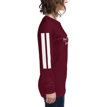 Load image into Gallery viewer, DCYG White Red Bottoms Unisex Long Sleeve Tee