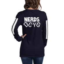 Load image into Gallery viewer, DCYG NERDS Unisex Long Sleeve Tee