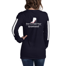 Load image into Gallery viewer, DCYG White Red Bottoms Unisex Long Sleeve Tee