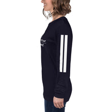 Load image into Gallery viewer, DCYG White Red Bottoms Unisex Long Sleeve Tee