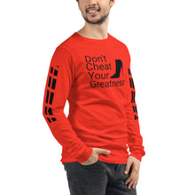 Load image into Gallery viewer, DCYG Black Red Bottoms Unisex Long Sleeve Tee