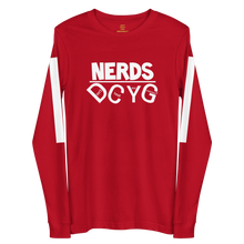 Load image into Gallery viewer, DCYG NERDS White Logo Unisex Long Sleeve Tee