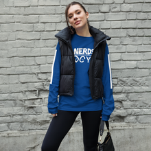 Load image into Gallery viewer, DCYG NERDS White Logo Unisex Long Sleeve Tee