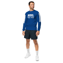 Load image into Gallery viewer, DCYG NERDS White Logo Unisex Long Sleeve Tee