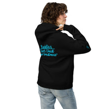 Load image into Gallery viewer, DCYG 24 Baddies Turquoise Logo oversized hoodie