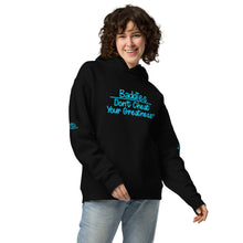 Load image into Gallery viewer, DCYG 24 Baddies Turquoise Logo oversized hoodie