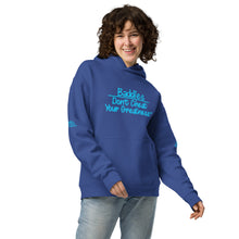 Load image into Gallery viewer, DCYG 24 Baddies Turquoise Logo oversized hoodie