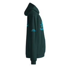 Load image into Gallery viewer, DCYG 24 Baddies Turquoise Logo oversized hoodie