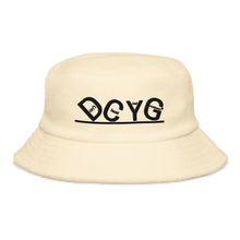Load image into Gallery viewer, DCYG Xclusive Unstructured terry cloth bucket hat