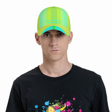 Load image into Gallery viewer, DCYG Light Green & Teal S24 Curved Brim Baseball Cap (AOP)