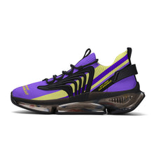 Load image into Gallery viewer, DCYG X2 Purple & Gold, Air Max React Sneakers - Black