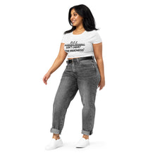 Load image into Gallery viewer, DCYG DEI Black & White Women’s Crop Tee