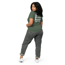 Load image into Gallery viewer, DCYG DEI 24 White Logo Women’s high-waisted t-shirt