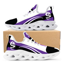 Load image into Gallery viewer, SWAN White Logo, Purple, Black & White Flex Control Sneaker - White