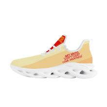 Load image into Gallery viewer, DCYG Get Racks Yellow ,Orange & Red 2nd Edition B Flex Control Sneaker - White Mens/Womens sizes 5-14