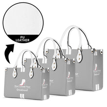 Load image into Gallery viewer, DCYG White Red Bottoms & Grey Multiple Sizes Upgraded Luxury Women PU Leather Handbag