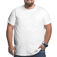 Load image into Gallery viewer, DCYG White Curdsive Logo Men's Plus Size T-shirt