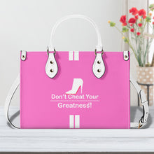 Load image into Gallery viewer, DCYG White Red Bottoms & Pink Multiple Sizes Upgraded Luxury Women PU Leather Handbag