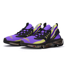 Load image into Gallery viewer, DCYG X2 Purple & Gold, Air Max React Sneakers - Black