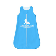 Load image into Gallery viewer, DCYG White logo & Blue Baby Breathable Sleeveless Sleeping Bag