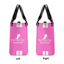 Load image into Gallery viewer, DCYG White Red Bottoms & Pink Multiple Sizes Upgraded Luxury Women PU Leather Handbag