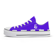 Load image into Gallery viewer, E9 Edition Unisex Classic Low Top Canvas Shoes - White